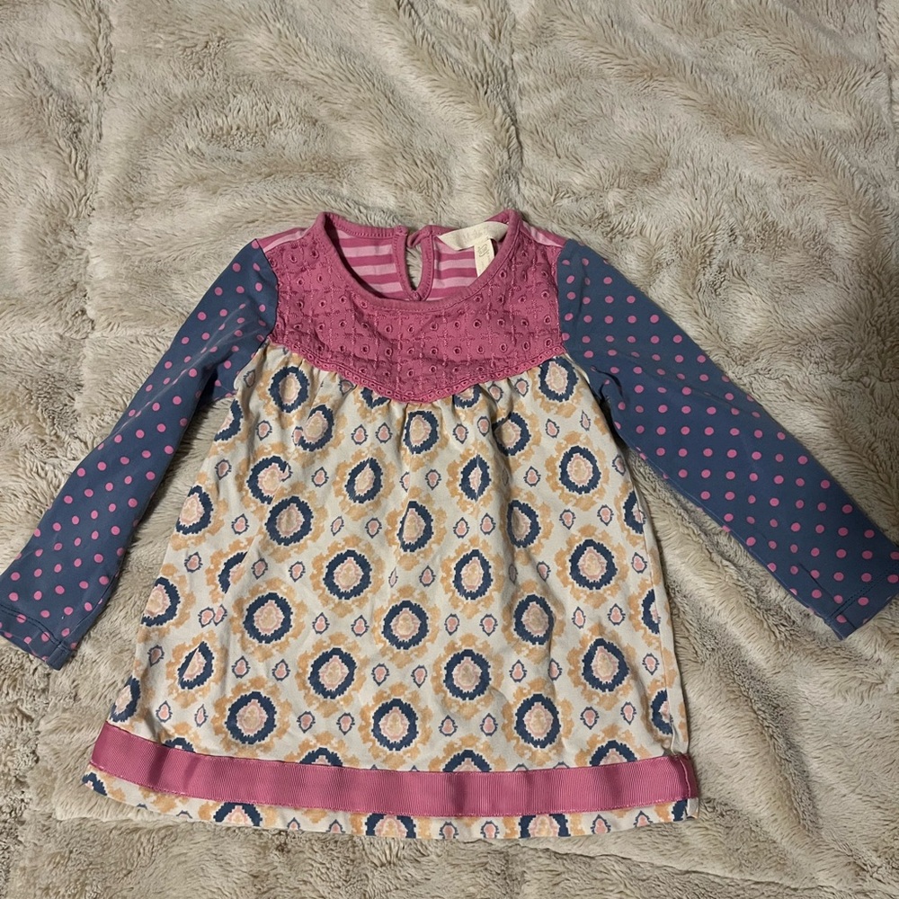 Matilda Jane Pink and Blue Kids Blouse